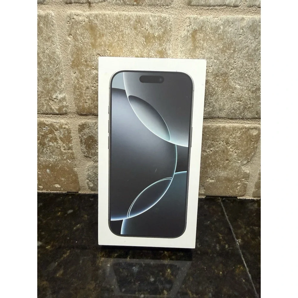 Apple iPhone 16 Pro White‎ Titanium Empty Retail Box Only - No Phone
